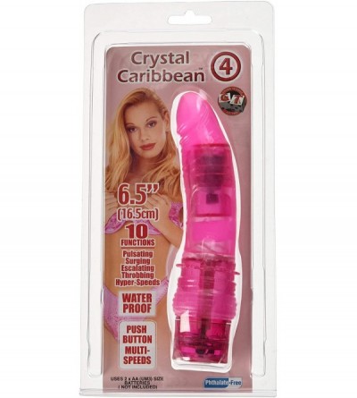 Novelties Crystal Caribbean 4- Pink - Pink - C81121C7C8P $18.88