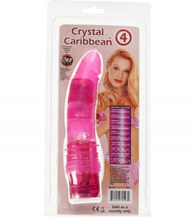 Novelties Crystal Caribbean 4- Pink - Pink - C81121C7C8P $18.88