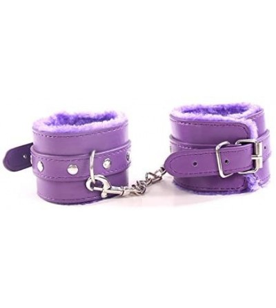Restraints 7pc Leather clothes Accessory for Men Women - Purple - CH196OWQQKU $7.90