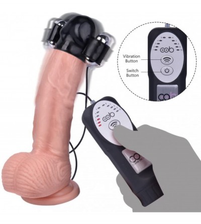 Male Masturbators Cob Penis Head Vibrator Male Masturbator Multi-Speed Bullet Vibrator Glans Massager - C51880S366X $9.92