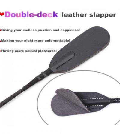Paddles, Whips & Ticklers Sex Toys BDSM Leather Whip Riding Crop with Feather Tickler Bondageromance Restraint Sets for Coupl...