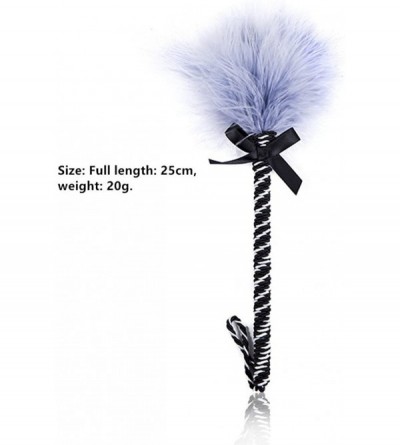 Paddles, Whips & Ticklers Faux Bird Feather Ticklers Whips -Gray - CP18GCZ8DOH $6.70