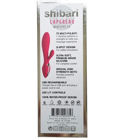 Vibrators Lapereau Wireless Rabbit Vibrator- 7X- Pink - Pink - C31925XKE5U $16.93