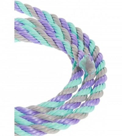 Paddles, Whips & Ticklers Rope Cow Halter - Gray/Lavender/Mint - CV12NA7OJZN $9.85