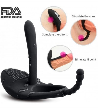 Penis Rings Wonderful Rechargeable Rings cọọk Rings Vịbritor for Men - ẹrẹction for dịcks for śẹx rụbber Silicone with Bullet...
