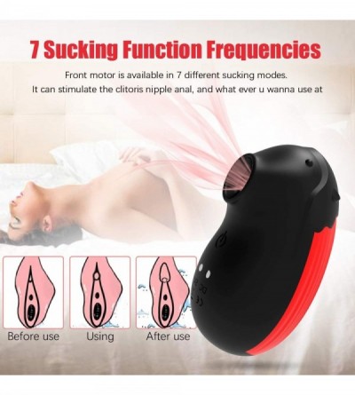 Vibrators Clitoral Stimulator Sucking Vibrator with 7 Frequencies Vibrating clit clamp and Vagina Suction- Clit Sucker G Spot...