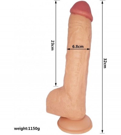 Dildos 12.59inch Huge Size Realistic D'ildo Sŧrāpön Hārńëśś Soft Flexible for Women Beginners Unisex Toy ZFHMK - CM19GK89WG4 ...