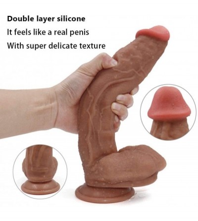 Dildos 12 inch Liquid Silicone Dildo - Lifelike Huge Dong - Strong Suction Cup - Realistic and Extremely Soft Adult Toy - 100...