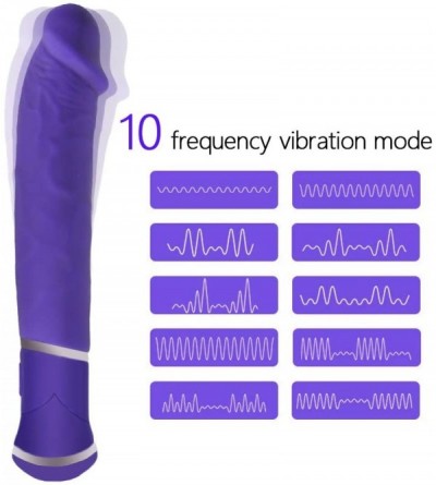 Vibrators Dildo Vibrator for Women-G Spot Clitoris Anal Stimulator- Realistic Silicone Vibrating Penis Adult Sex Toy for Coup...