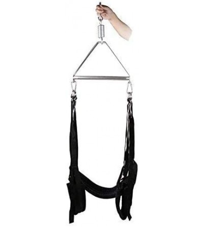 Sex Furniture Updated Adult Swing 360 Degree Spinning Indoor š&êx Swing with Steel Triangle FrameSupport 800 lbs (L) - C4199N...
