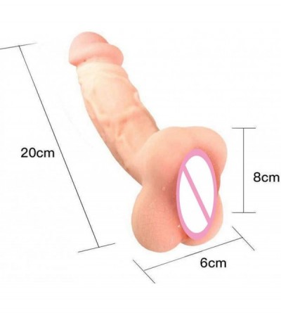 Vibrators Jonerytime_Soft Lifelike Realistic Dildo Sex Toy for Adult Pocket Pussy Masturbator Sex Toy (Khaki) - CS1945TEQWH $...