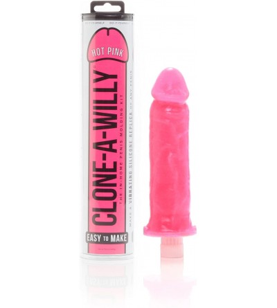 Vibrators Silicone Penis Casting Kit for DIY Dildo (Hot Pink) - Hot Pink - C6118B5CEHP $38.19