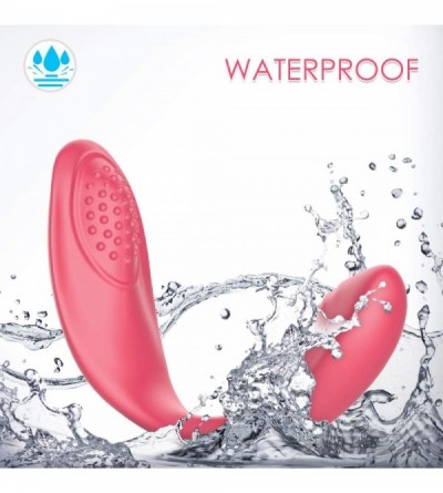 Vibrators Couples Vibrator for Clitoris Stimulation-Waterproof Mute G Spot Vibrator Rechargeable Wireless Remote Adult Sex To...