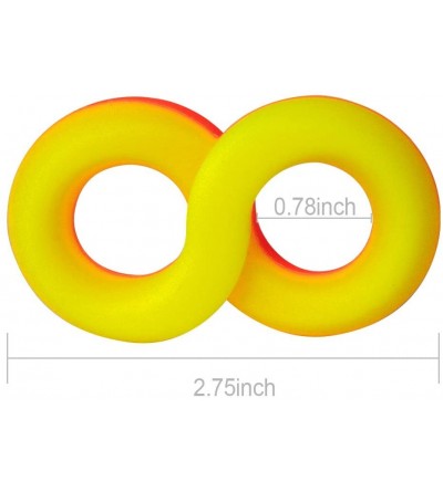 Penis Rings Silicone Dual Penis Ring- Premium Stretchy Longer Harder Stronger Enhancer Cock Ring- Male Dream Essentials Sex T...