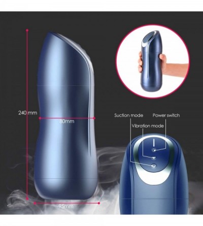 Male Masturbators Electric Automatic Male Masturbator Cup with 5 Powerful Vacuum Suction 7 Vibrating Modes Oral Masturbators ...