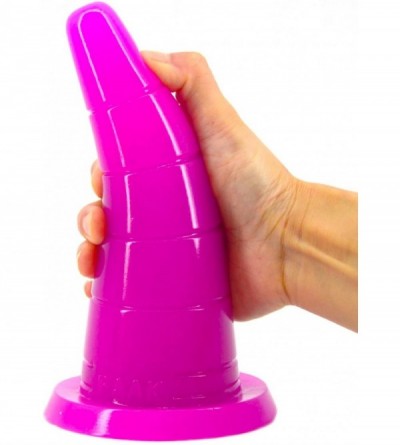 Dildos Big Anal Pussy Plug 7.16"x2.68" Safety Cone Shape Expansion Masturbation Explore Large Dildo Sex Toy (Purple) - Purple...