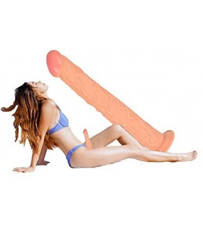 Dildos Brands -ShyPlay- Suction Cup Simulation Height 13.8inch- Non Vibrating Dildo Super Long Dildo Oversized Penis.Skin - C...