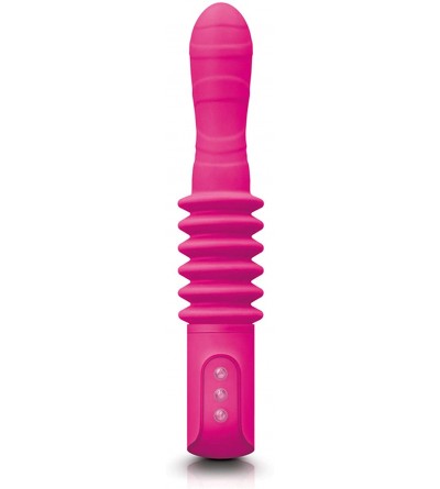 Vibrators Inya - Deep Stroker Rechargeable Thrusting Vibrating Wand- Pink - CN18TSL8DKM $33.89