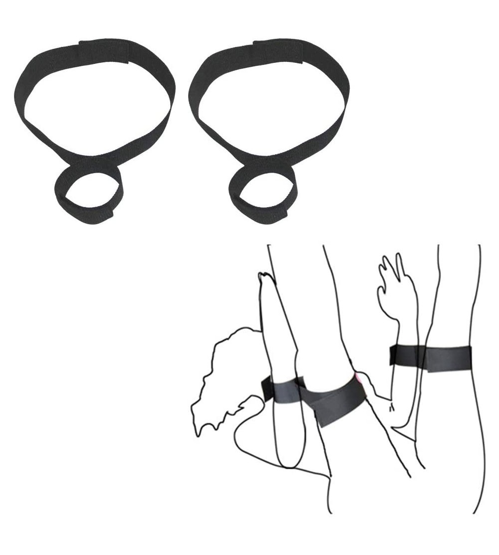 Restraints Tight Thigh Cuffs Handcuffs for Beginner- Durable Straps Set - CK199S0O0WH $9.70