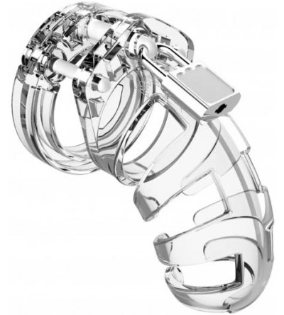 Penis Rings Model 2 Chastity 3.5 Inch Cock Cage - Transparent - CA1884TUSOW $62.60