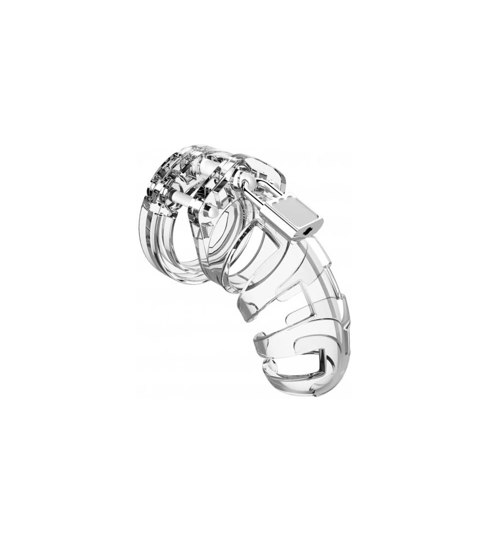 Penis Rings Model 2 Chastity 3.5 Inch Cock Cage - Transparent - CA1884TUSOW $30.88