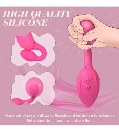 Vibrators G Spot Vibrator Inflatable Massager- 2020 New Vibrators Sex Toy for Vaginal or Anal Orgasm Silicone Expand Stimulat...