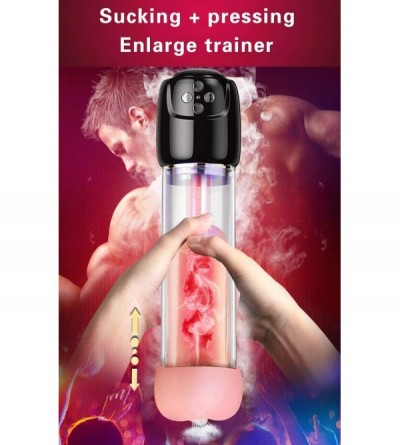Pumps & Enlargers Effective Training Bigger Adult Massager PénǐsGrǒwth Realistic Electric Pump Enlargement Men Vacuum Pressur...