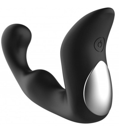 Anal Sex Toys Silicone Anal Plug Vibrator Electronic G-Spot Butt Plug Prostate Massager SM Slave Anal Massager Toy (Black) - ...