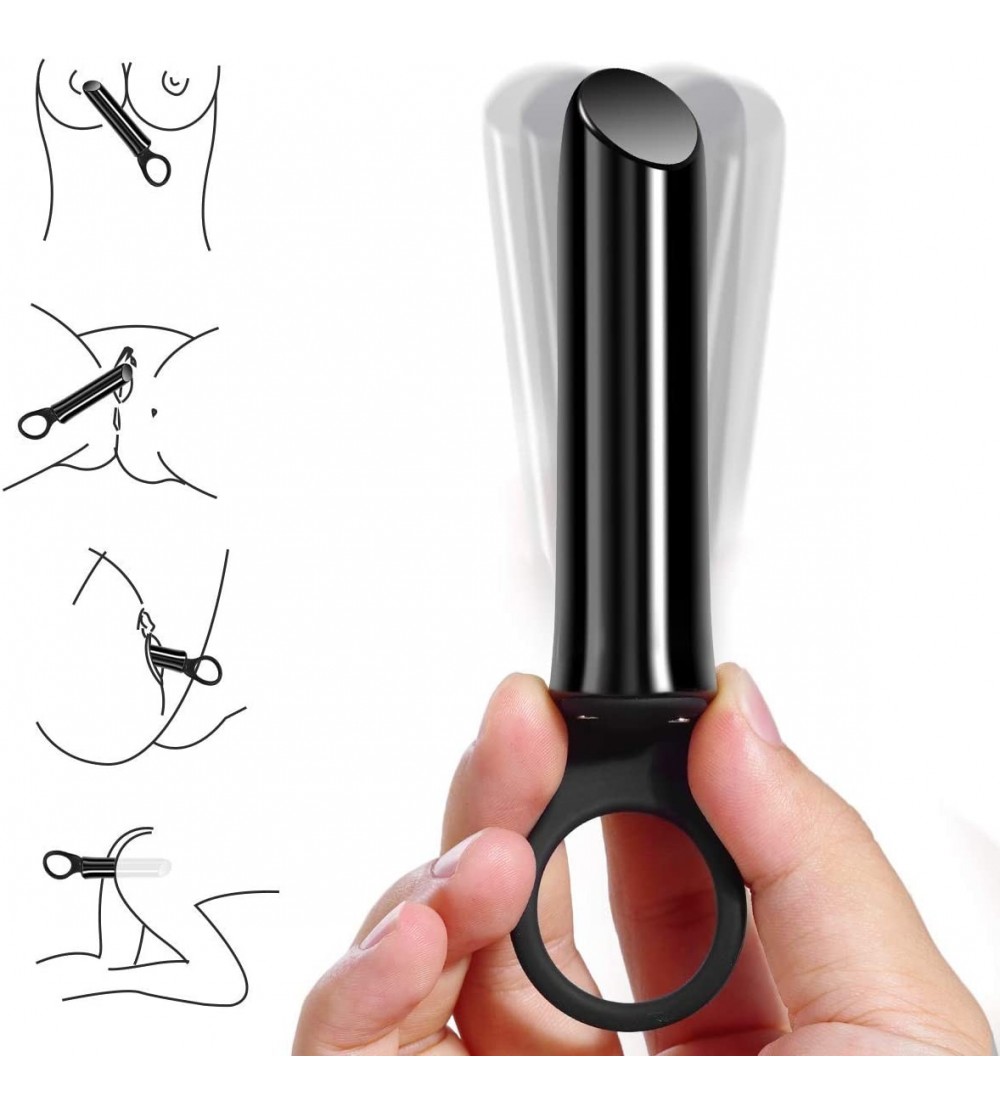 Vibrators Bullet Vibrator - Lipstick Clitorial Vibrator - G Spot Personal Massagers with 12 Vibration Modes- Rechargeable & W...