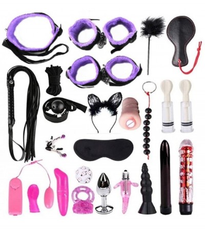 Restraints Adjustable Bondage Set for Couple Bedroom Special Sxx Toys (Color Purple) - Purple - CS19HH4AU4X $83.96