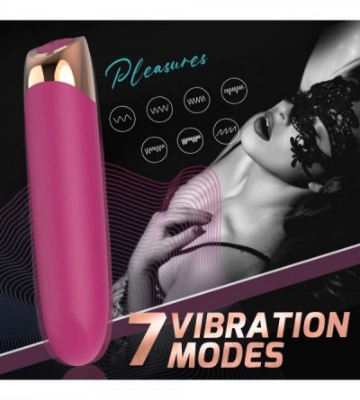 Vibrators Premium Silicone Clitoral Bullet Vibrator with 7 Vibration Modes for Precision Stimulation- Waterproof Lipstick G S...