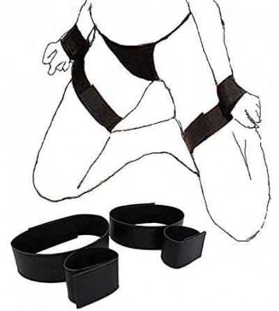 Sex Furniture Nylon Yoga Wrist Thigh Strap Bed Play Cosplay Costume Accessory for Couple (Size A) - C6196U6A2Z7 $10.29