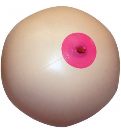 Novelties Inflatable Boob Shaped Beach Ball Adult Prank Gag Joke- 12 Inches - CB12O4SGAGX $21.36