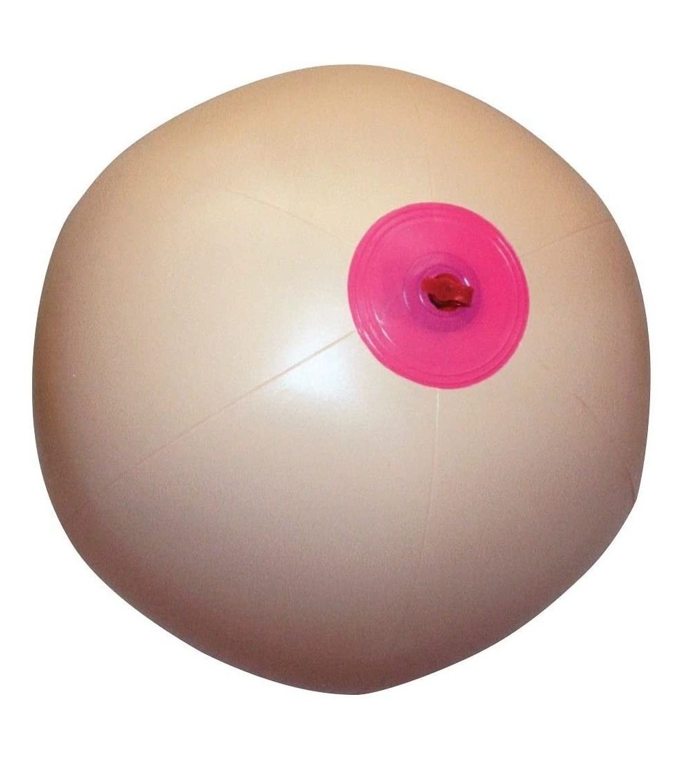 Novelties Inflatable Boob Shaped Beach Ball Adult Prank Gag Joke- 12 Inches - CB12O4SGAGX $11.10