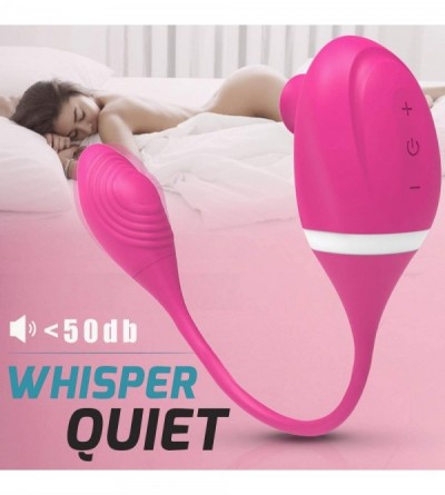 Vibrators Clitoral Sucking Vibrator with Vibrating Egg- 2 in 1 G-spot & Clitoris Stimulator- Rechargeable & Waterproof Nipple...