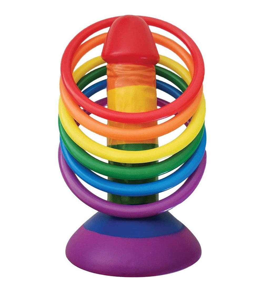 Novelties Rainbow Pecker Party Ring Toss - CJ18SDYXK0S $13.41