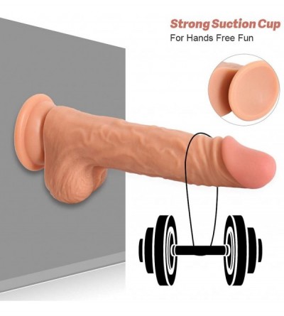 Dildos Realistic Dildo for Women Vaginal G Spot Stimulation- Sex Toys with Strong Suction Cup-7.9 Inch Flexible Dildo Lifilik...