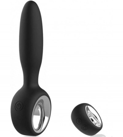 Anal Sex Toys Vibrating Anal Plug- Silicone Prostate Massager with 12 Vibration Modes and Safety O-Ring- Remote Control Recha...