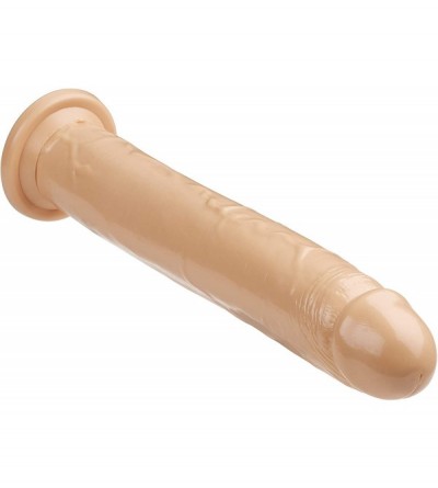 Dildos Realistic 10" Monster Dildo with Suction Cup- Beige - CY11HG1YGXZ $19.08