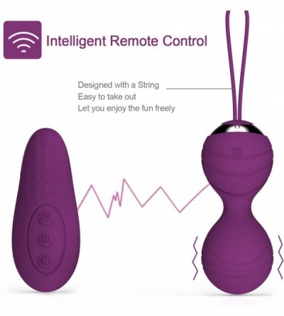 Vibrators Remote Control Vibrator Egg for Women Mini Rechargeable Vibe Ball 10 Frequency Sex Thing for Couples Vibrating Bull...