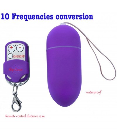 Vibrators Wireless Egg Wireless Bullet Massager Waterproof Power 10 speeds Vibrating Egg Vaginal Tightening Exercise and G-sp...