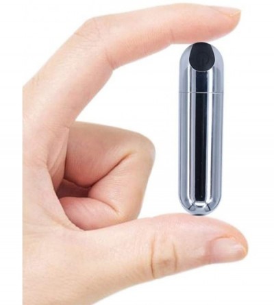 Vibrators Bullet Mini Massagers - Rechargeable & WarterProof Bullet Massager for Woman - Portable Bullet Viberate Toys (Silve...
