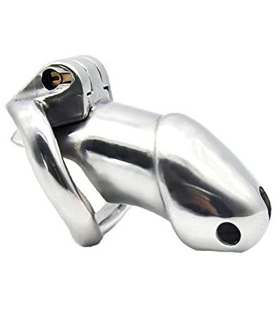 Chastity Devices Chastity Device Cage Stainless Steel Sex Toys for Men 159 (Long-45mm Ring) - Long - C212O8EYU9C $24.52