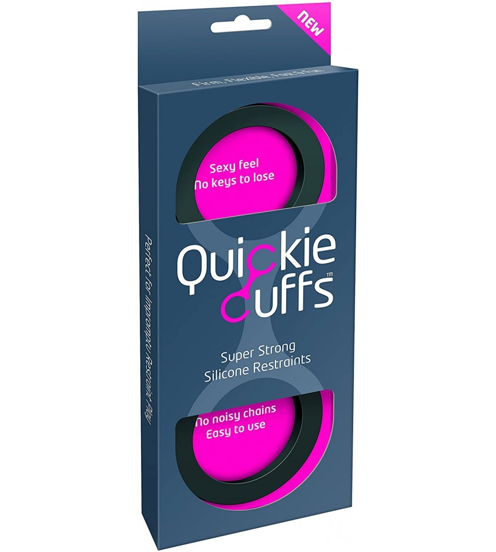 Restraints Quickie Cuffs Super Strong Silicone Restraints- Medium- 58 Gram - C211OO8X7Q5 $9.23
