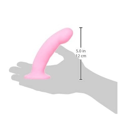 Dildos 6.5" Platinum Silicone G Spot Stimulating Dildo - Suction Cup Harness Compatible Dong - Sex Toy for Women - Sex Toy fo...