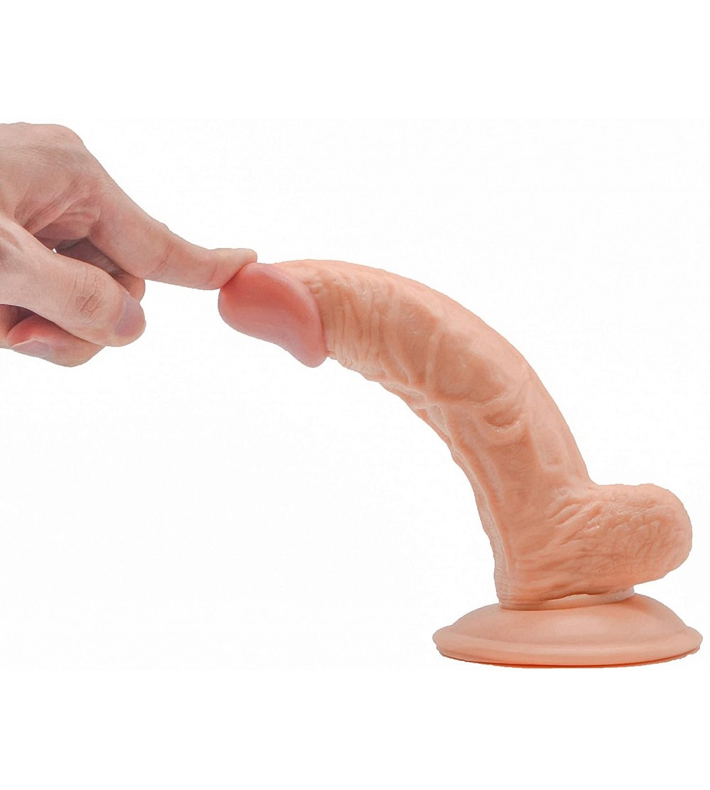 Dildos 7.8 inches Soft Unreachable Item for Woman in Bedroom - CJ19EUU3GX4 $22.67