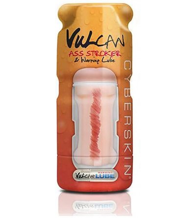 Novelties Cyberskin Vulcan Ass Stroker with Warming Lube - Ass Lube - CU17XHNDQR6 $13.58