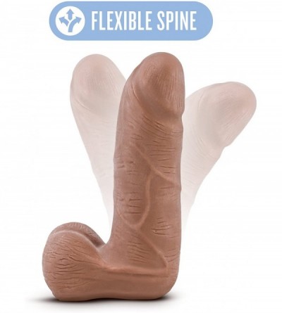 Dildos 5.5" Realistic Sensa Feel Dual Density Dildo - Cock and Balls - Flexible Spine Dong - Sex Toy for Women - Sex Toy for ...