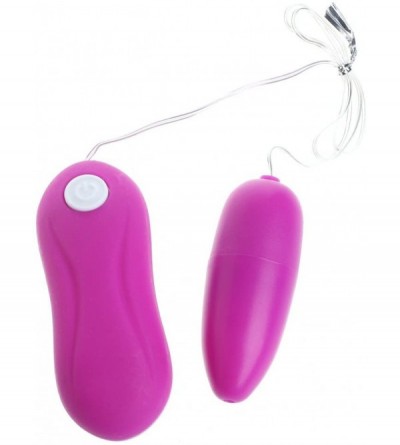 Vibrators Female Wired Remote Control Bullet Multispeed Vibrator Jumping Egg Adult Sex Toy - CW182IC976K $20.41