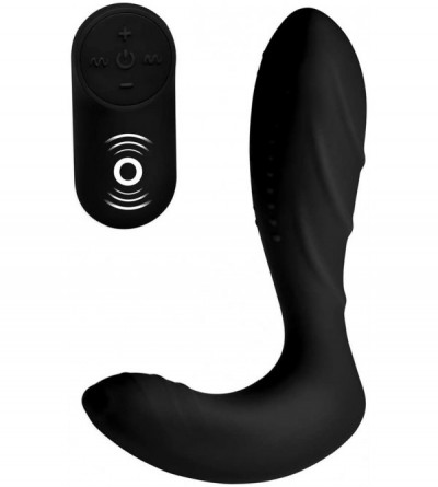 Novelties Silicone Prostate Vibrator with Remote Control - CZ18QCZGDQ8 $67.28